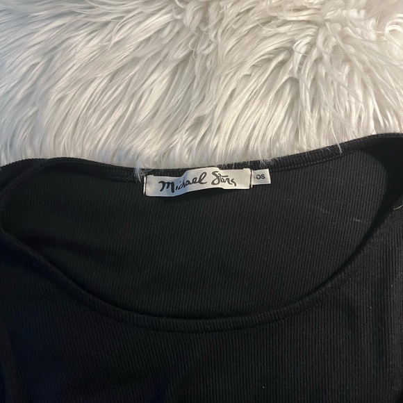 Michael Stars cold shoulder short sleeve shirt - Picture 9 of 11